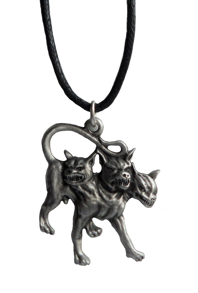 Cerberus Greek mythology Pewter Pendant