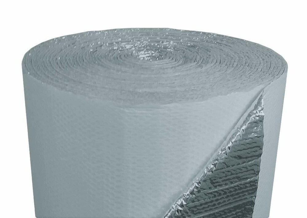 Continuous Double WHITE Foil Insulation Reflective Bubble Roll (36"x5FT) R8-24