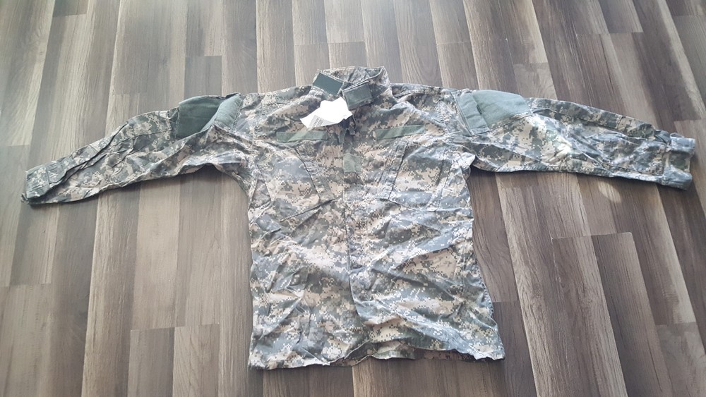 Team soldier Uniform Coat FR Medium Long Digital Camo  NWT