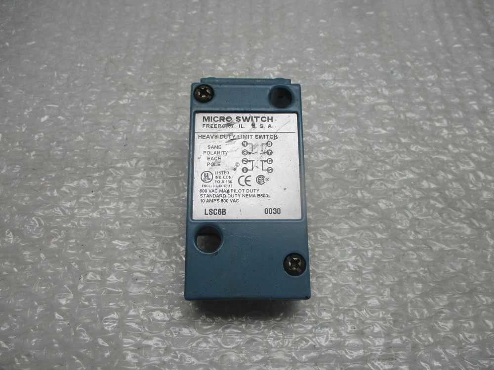 MICROSWITCH LSC6B SWITCH BODY NSNP