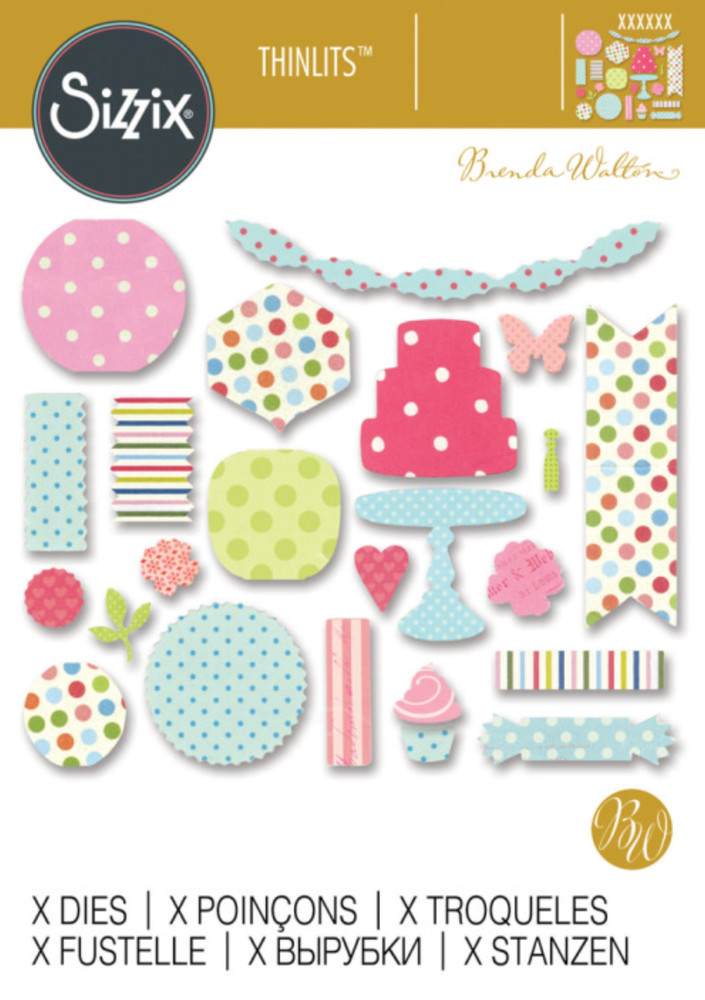 *Rare* Sizzix Brenda Walton, Lanterns, Thinlits 660692