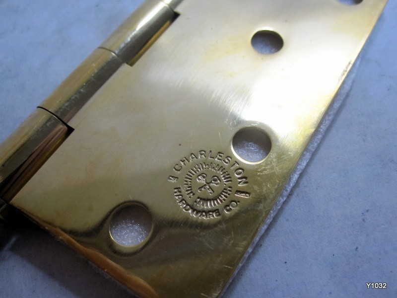 4" x 4" Solid Brass Hinge With Ball Tips