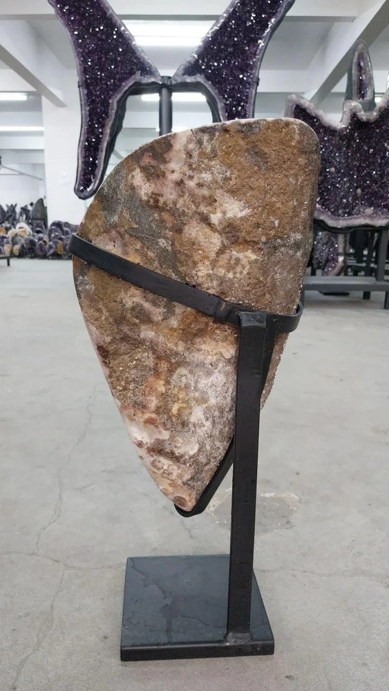 22" Big CITRINE Geode Chunky Crystals Super Quality+++
