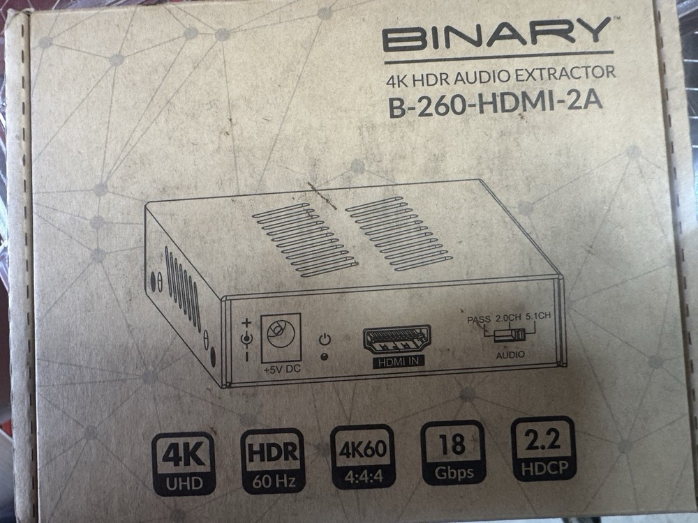 Binary™ 260 Series 4K Audio Extractor