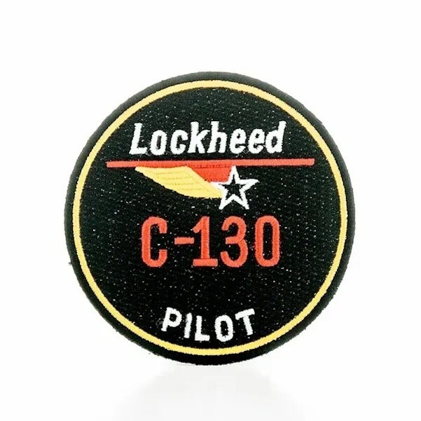 Lockheed C-130 Hercules Pilot Embroidered Patch  PAT-0101