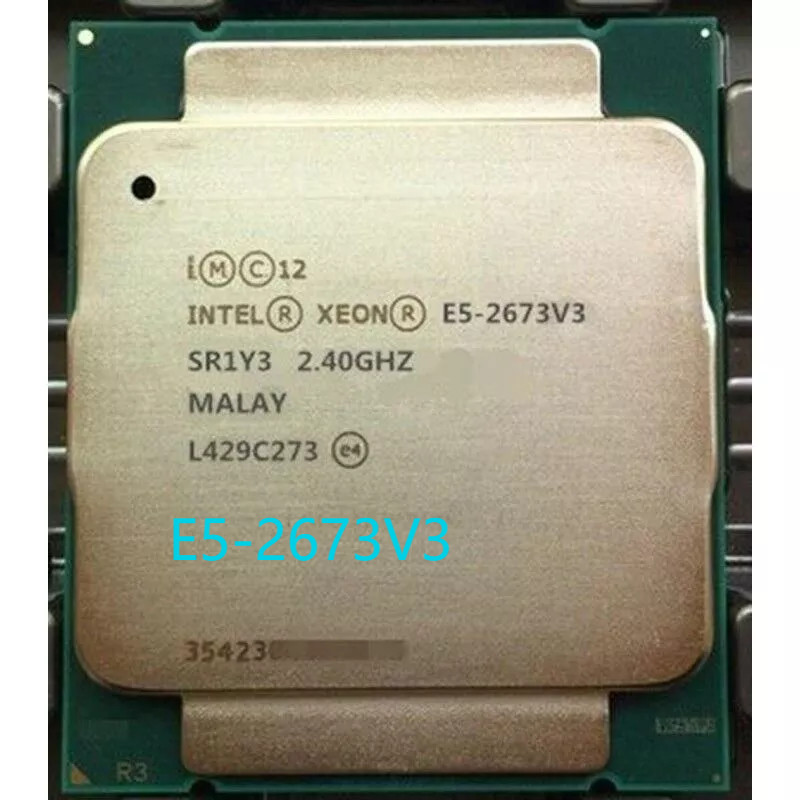 Intel Xeon E5-2673 V3 2.4GHz 12-Core Processor (SR1Y3) - Used / Tested
