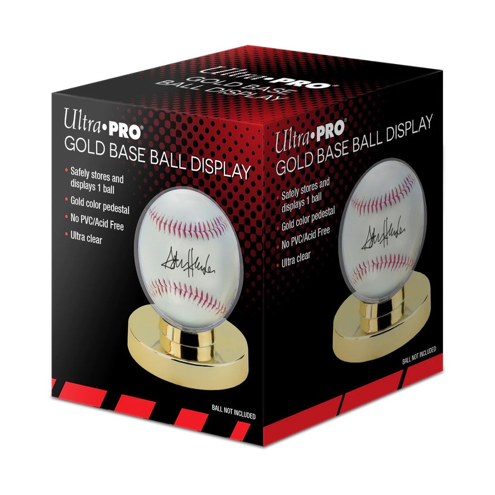 Baseball Gold Base Display Holder