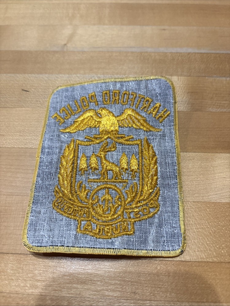 Hartford Connecticut Police Patch Blue