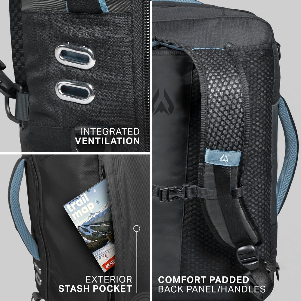 Wildhorn Brimhall Waterproof Ski Boot Bag and Snowboard Backpack