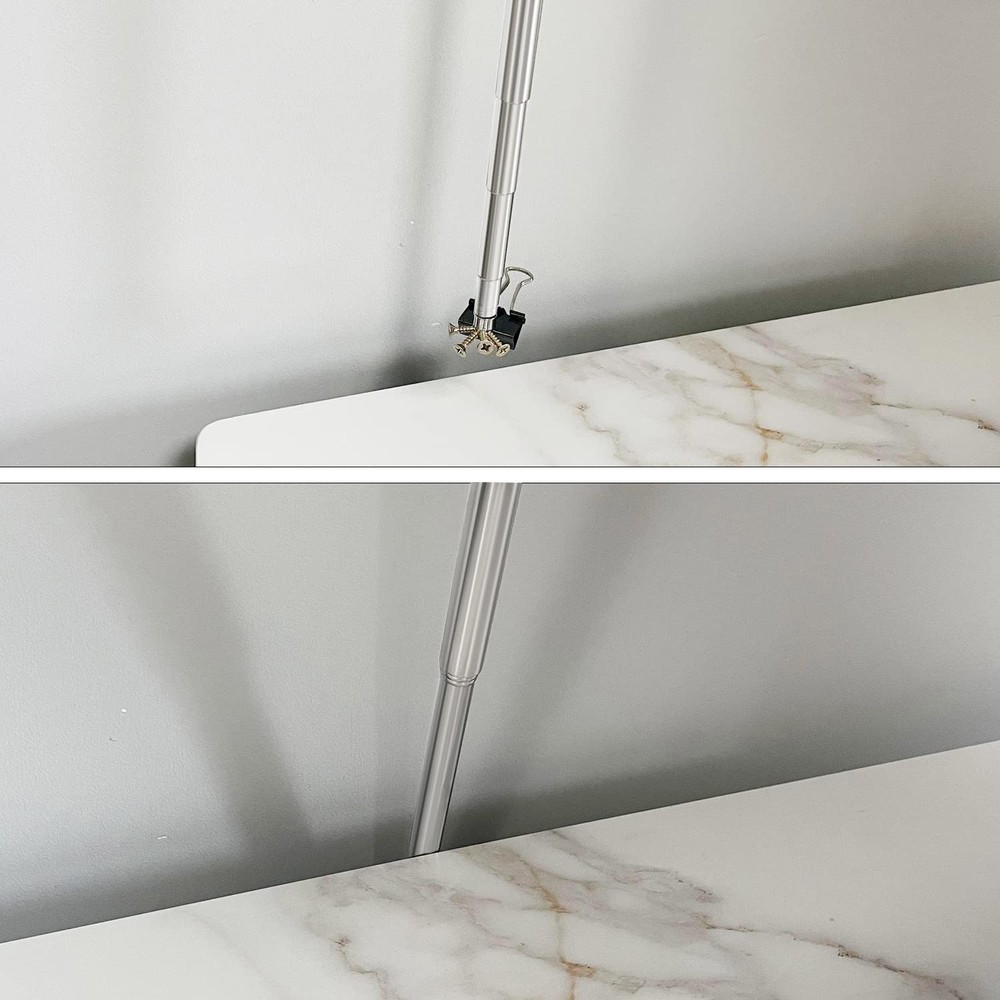 Telescoping Pole with Hook Magnetic Pickup Grabber Tool, Telescopic Push Pull...