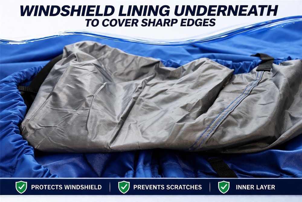 BLUE BOAT COVER FOR LOWE 1666 WT 1993-2004