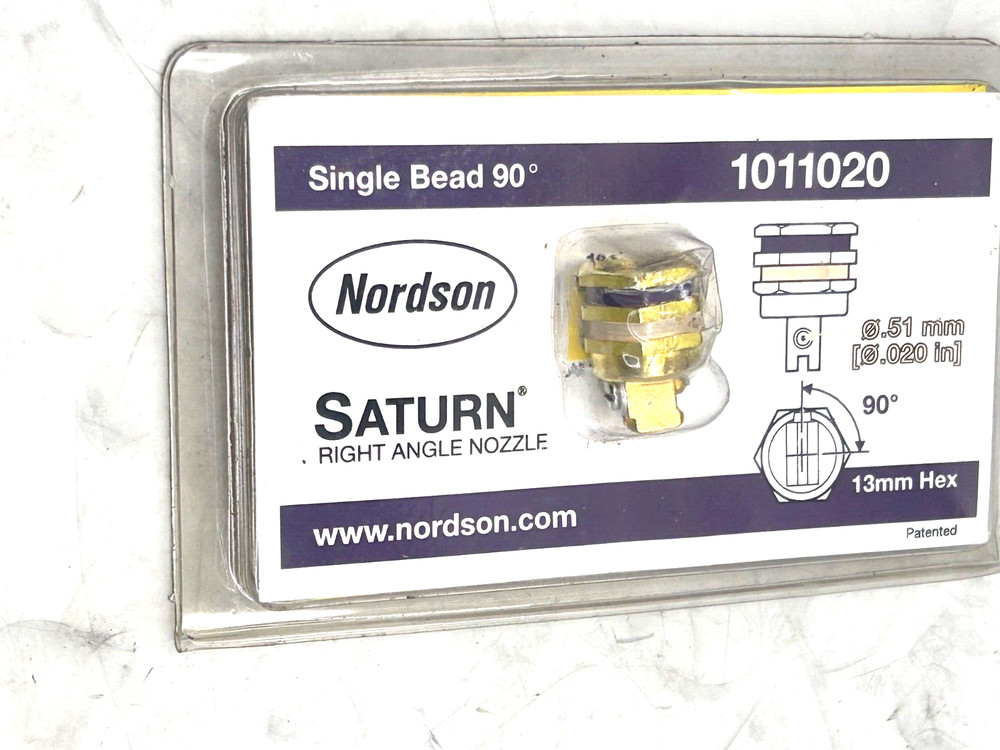 Nordson 1011020 SATURN RIGHT ANGLE NOZZLE New