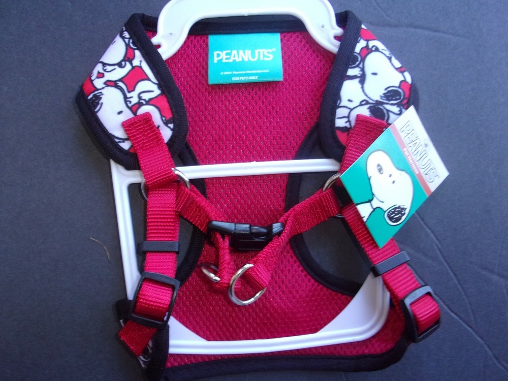 Peanuts SNOOPY Step-In HARNESS Dog New Small Medium s m Offically Licensed