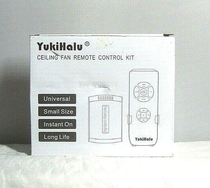 YukiHalu Small Size Universal Ceiling Fan Remote Control kit