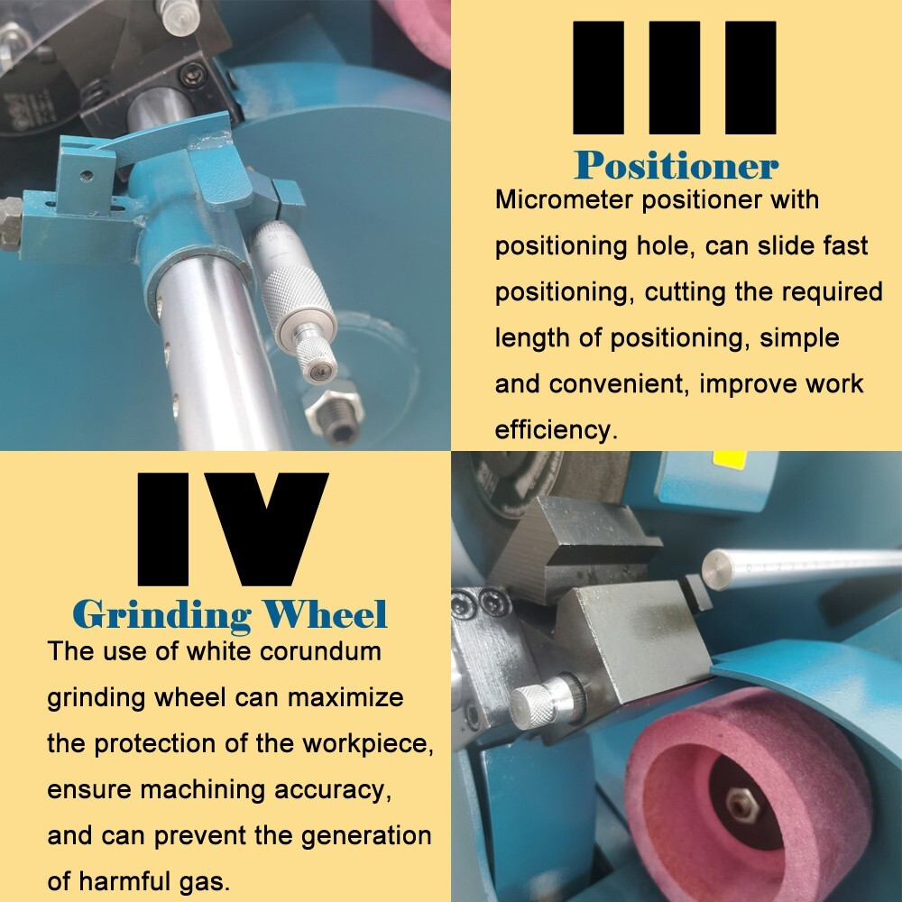 Precision Thimble Cutting and Grinding Machine Rotary Pin Cutting Machine 110V