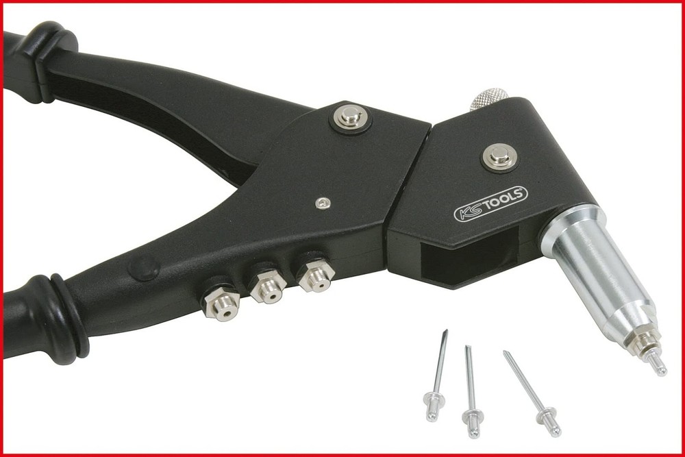 150.9610 universal hand riveter set, 10 pieces