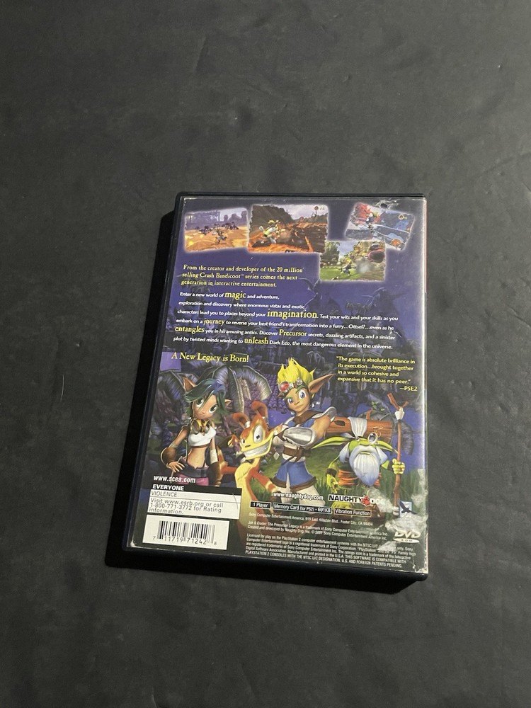 jak and daxter the precursor legacy ps2 Case only