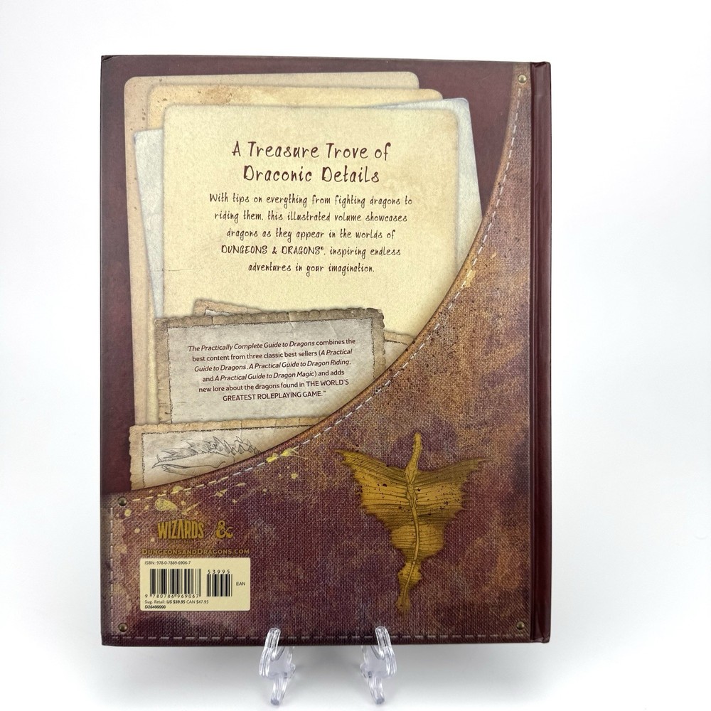 Dungeons and Dragons 5e The Practically Complete Guide to Dragons Hardcover D&D