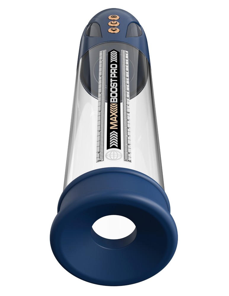 Pipedream Max Boost Pro Flow Waterproof Penis Pump Blue