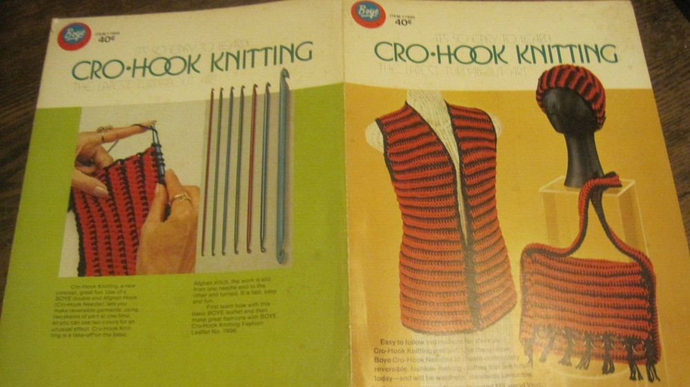 Cro-hook Knitting by Boye #7685-