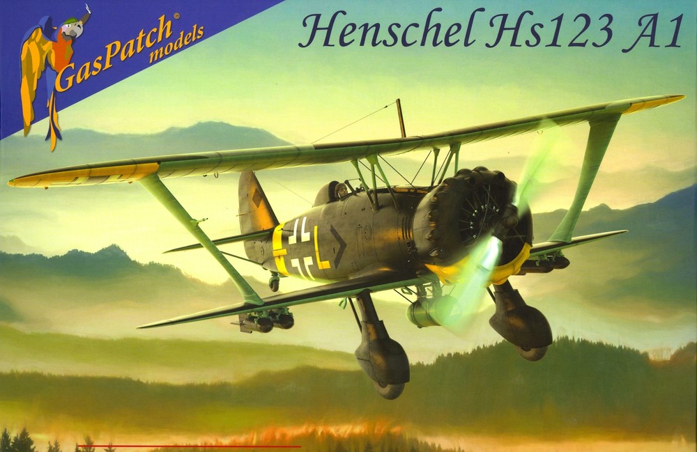 GasPatch Models 1/48 HENSCHEL Hs-123A1 Dive Bomber 5 Versions!