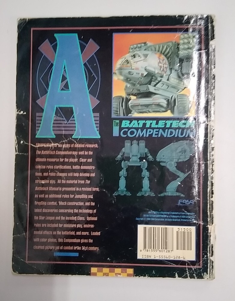 Lot: 2 Battletech Sourcebooks, Compendium & Battlespace. FASA 1990-1993, Acc.