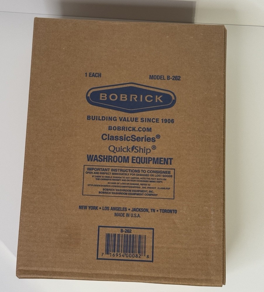 Bobrick B-262 ClassicSeries Surface Mount Paper Towel Dispenser NIB