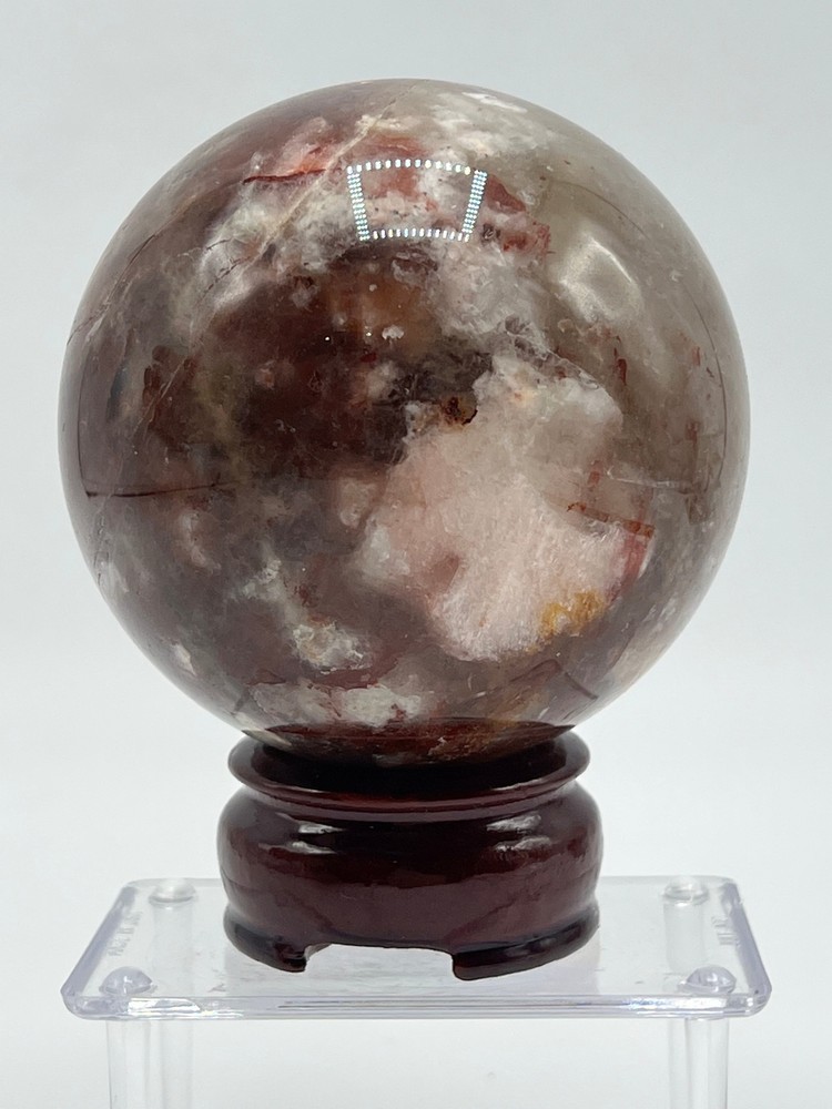 Fire Quartz with Blue Flash K