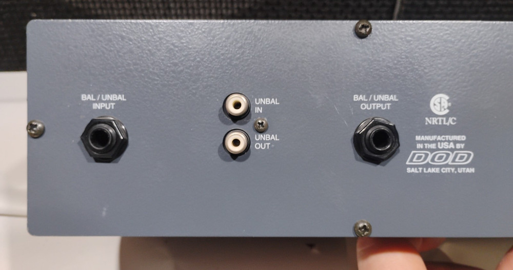 DOD 831 Series II Graphic Equalizer Mono EQ Analog