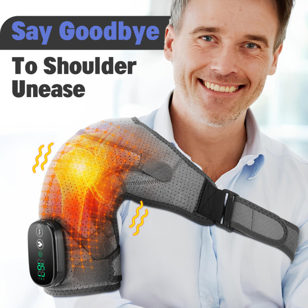 Electric Shoulder Heating Pad Cordless Heated Shoulder Wrap Shoulder Massager