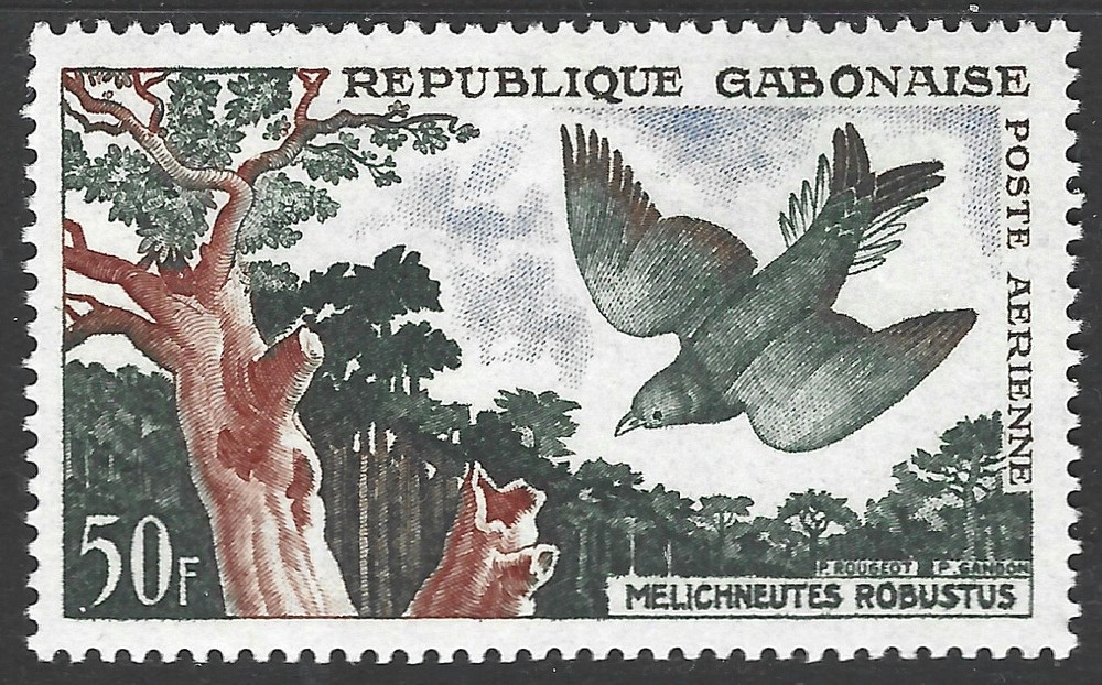 Gabon 1961.  Birds. C4,  MNH OG