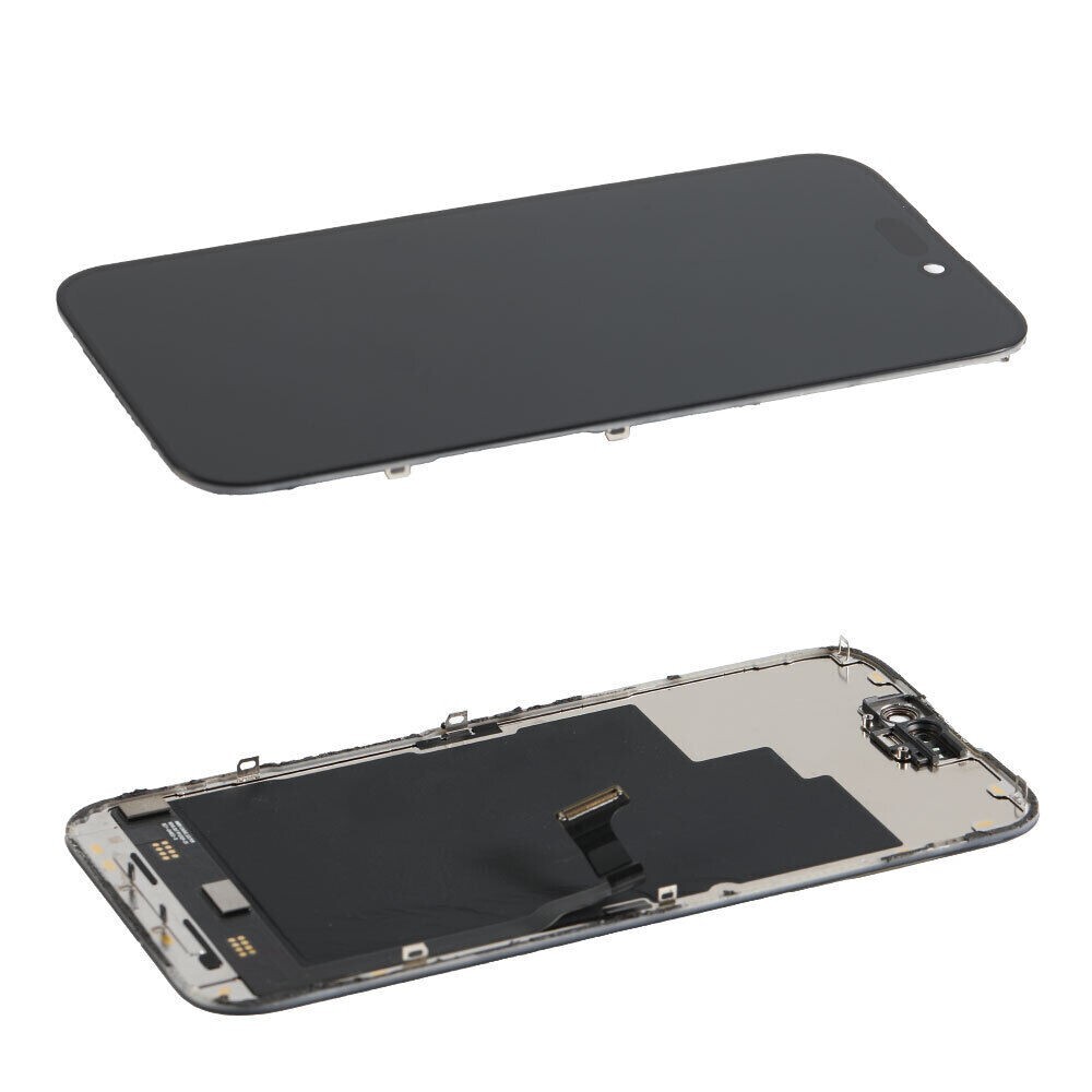 For iPhone 15 Pro Soft OLED Display Touch Screen Digitizer Glass Replacement Kit
