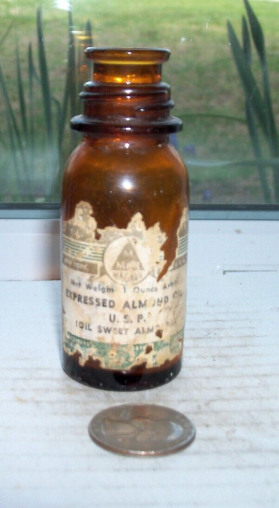 NICE VINTAGE BOTTLE WITH LABEL