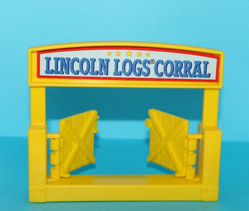 Lincoln Logs Western Corral Yellow Entry Gate