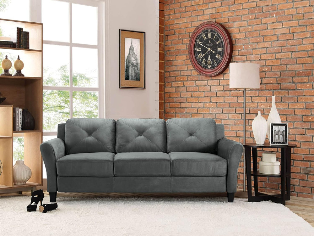 Harrington Sofa in Grey, Dark Grey
