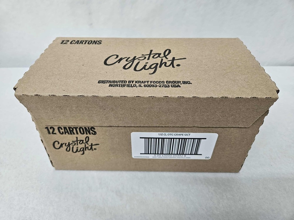 Grape Crystal Light Powdered Drink Mix with Caffeine, 120 ct Pack