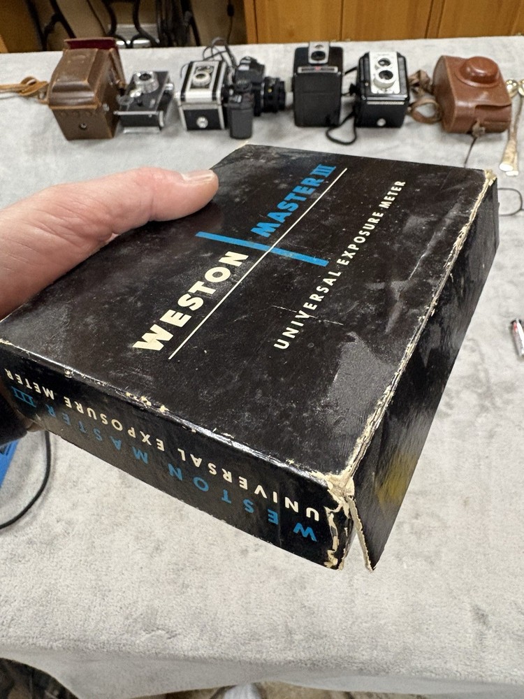 Weston Master III Universal Exposure Meter Model 737 With Leather Case