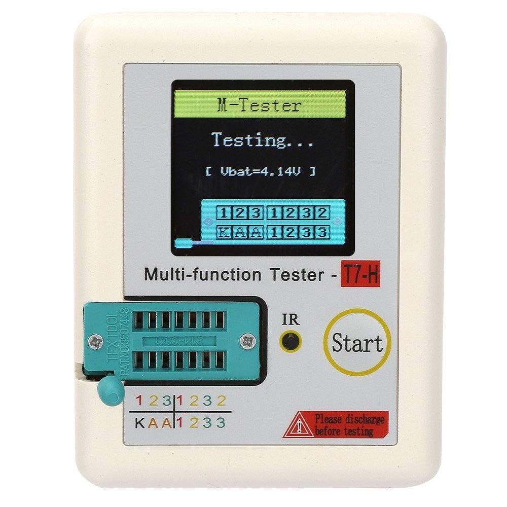 TC-T7-H TFT Transistor Tester Graphic Display Multifunction Test