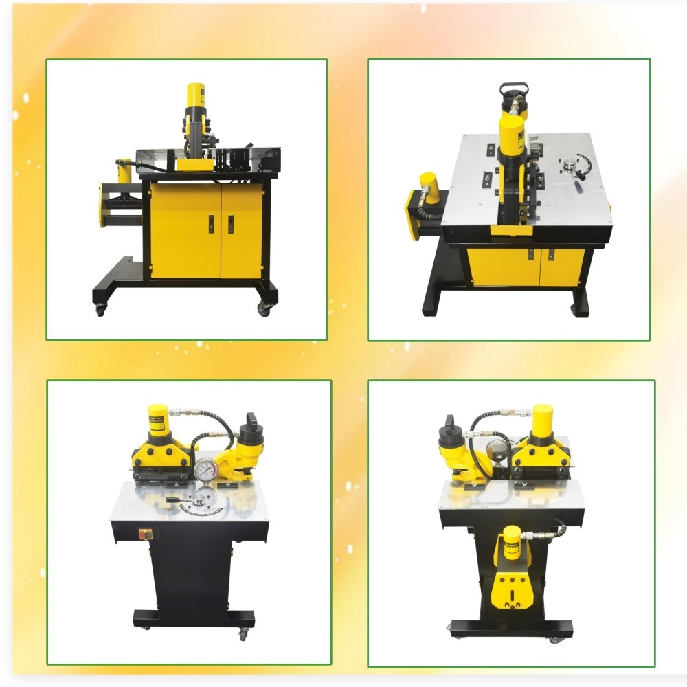Multi-functional 3-in-1 Busbar Processing Machine Cutter Puncher Bender 110V