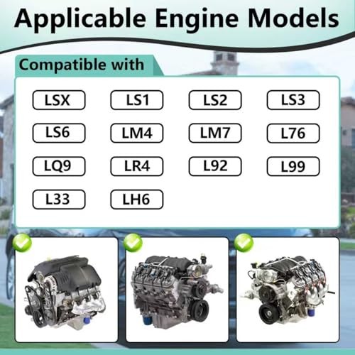 2 PCS Coolant Water Temperature Sensor Adapter Compatible with LS Engine, M12