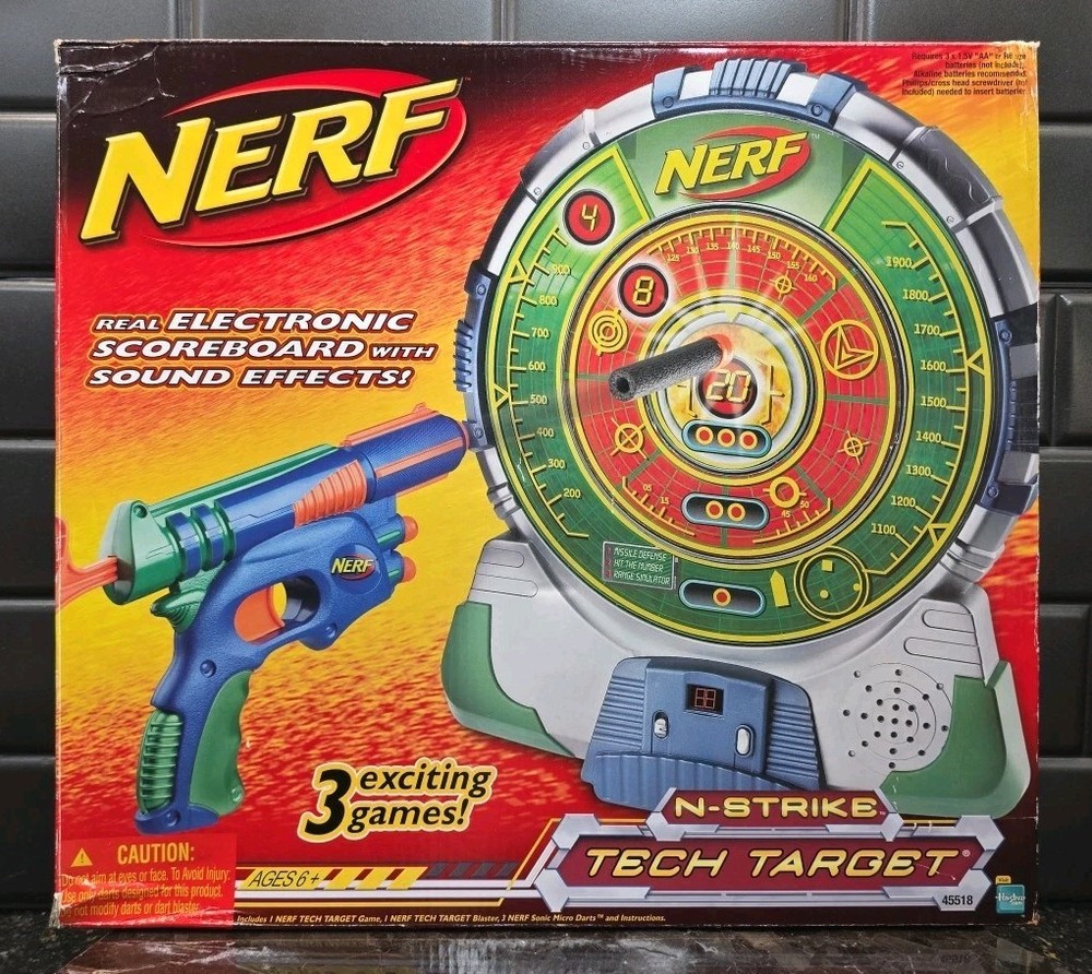 Nerf N-Strike Tech Target 45518 2006 Practice Game Hasbro