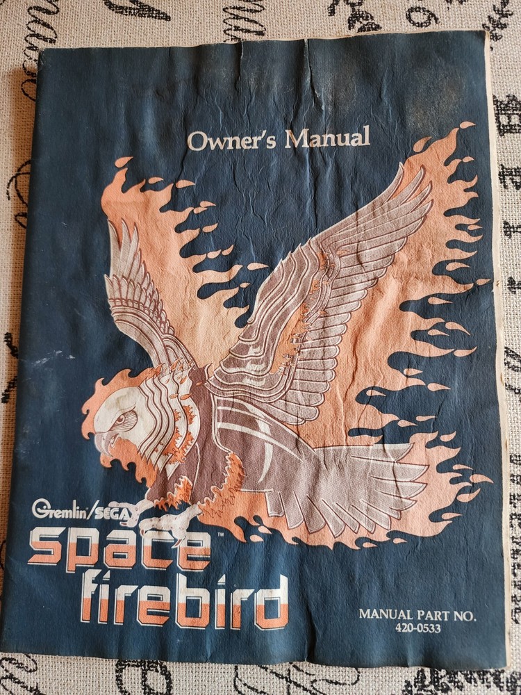 Space Firebird Arcade Manual Gremlin/Sega
