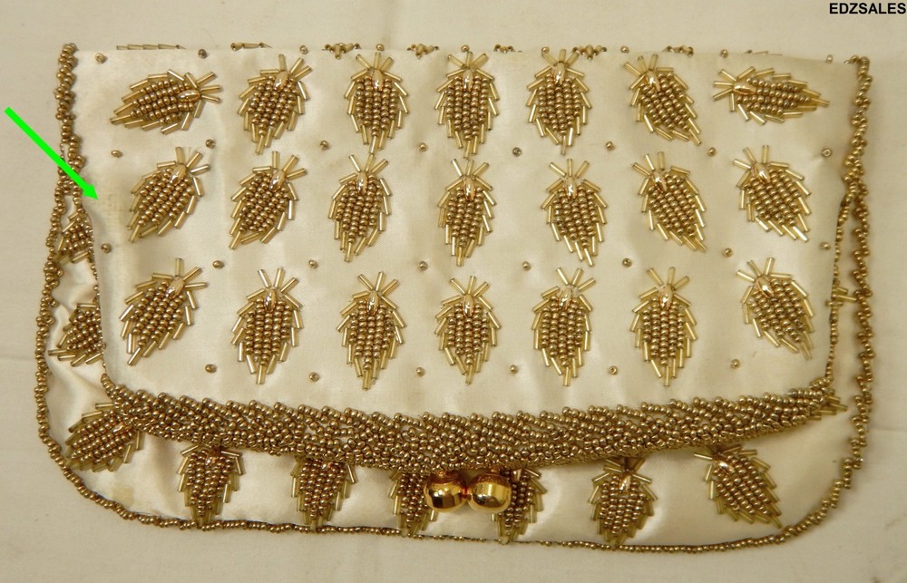 4 Vintage Handmade Formal Beaded Purses