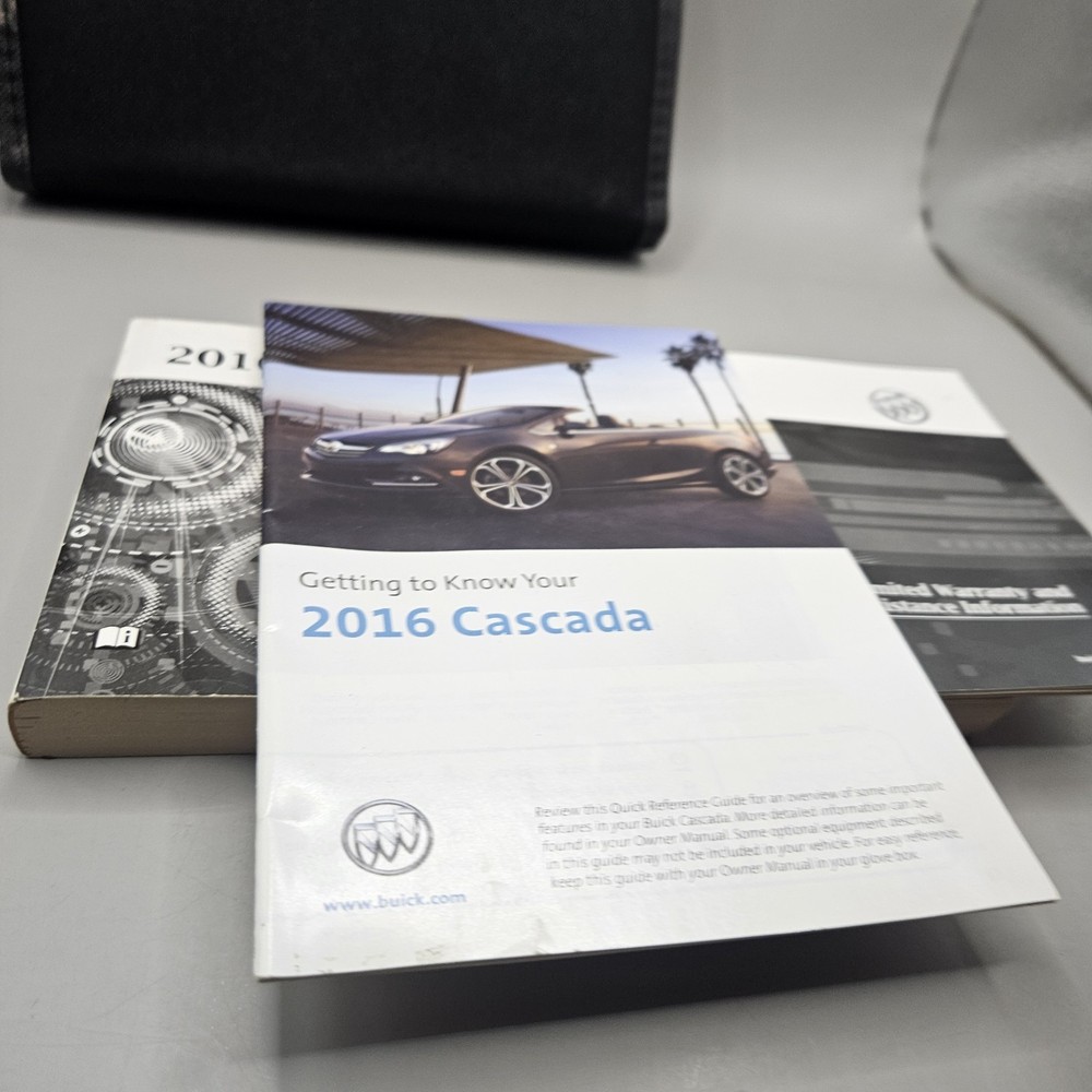 2016 Buick Cascada Owner's Manual Set