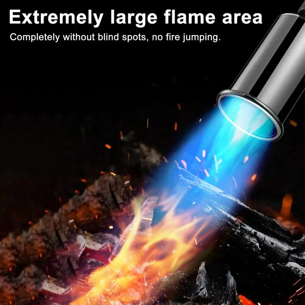 Powerful Kitchen Cooking Grill Propane Torch Searing Charcoal Camp Fire Starter