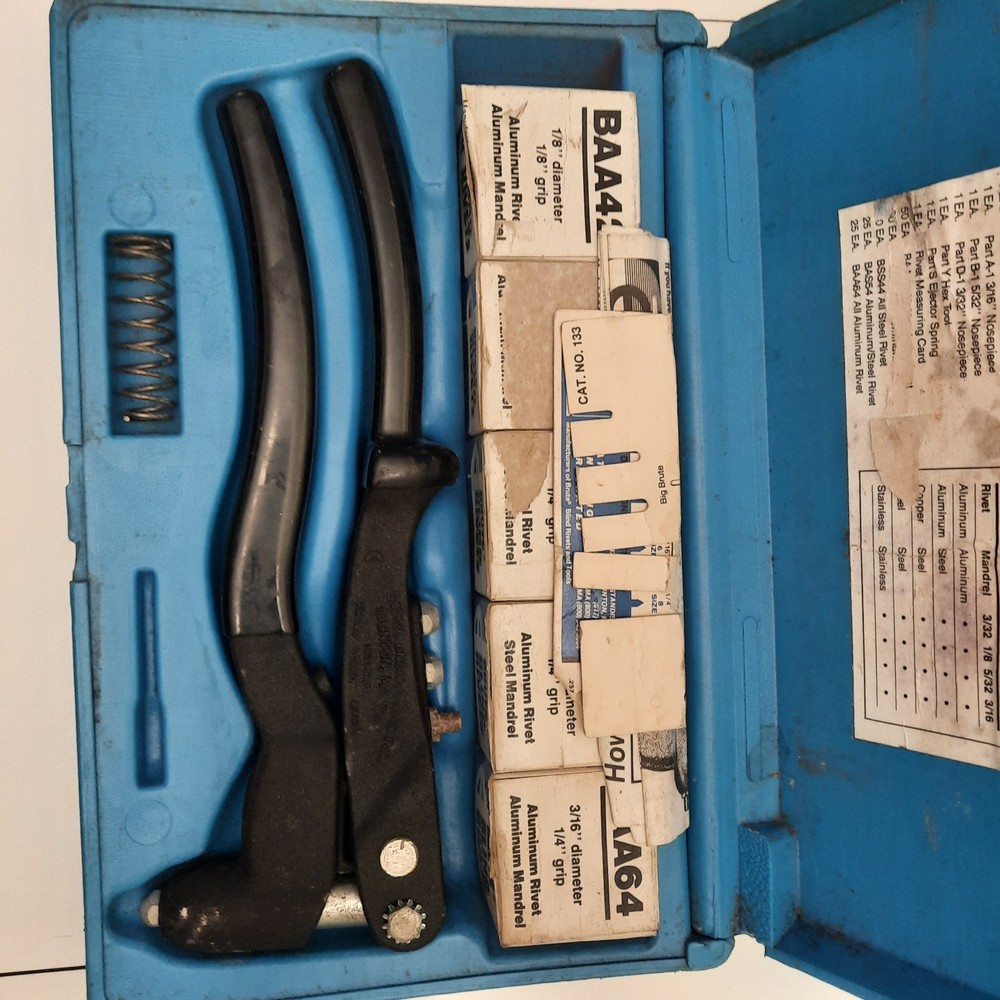 Creative Engineering Inc Model 200-GK Heavy Duty Riveting Tool Kit.