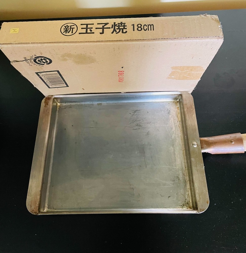 Japanese Tamago Pan, Copper, Used