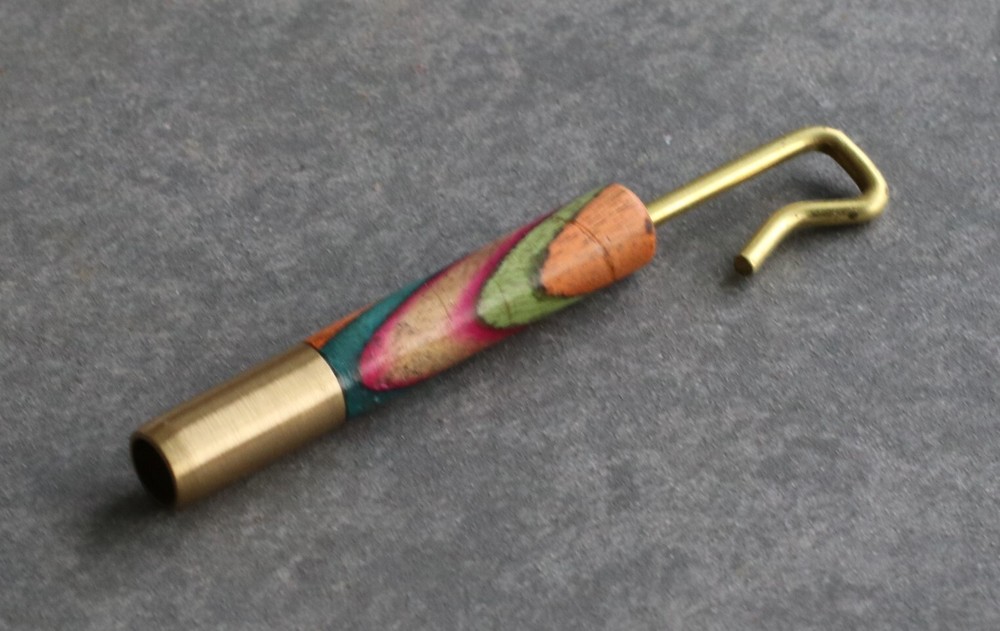 2" Brass One Hitter with Flat Tip-Quality Pipe designed for 3" Dugouts