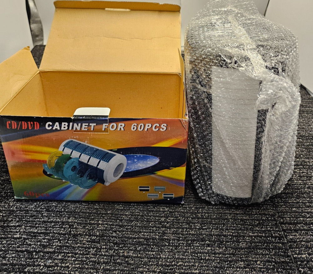 CD DVD Case Cabinets Storage For 60 Pieces