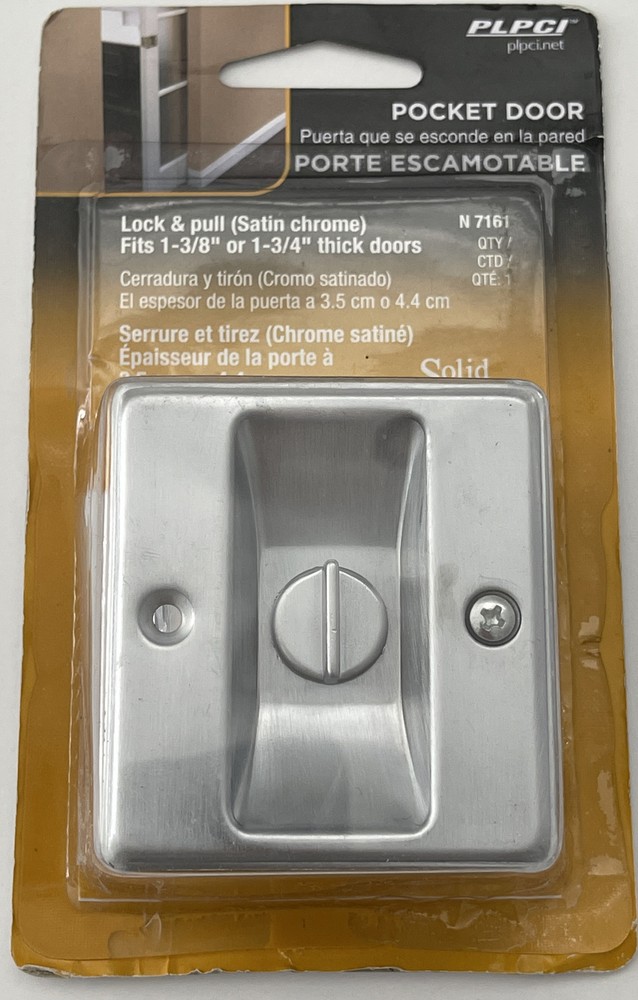 PLPCI pocket door hardware N6771 pull out handle
